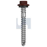 Hobsons - M6.2-11 X 50 Manor Red (Scoria) -Cl4 As3566 + Scratchguard Vmax Sds Hex + Washer + Xgrip | Fs313-Mr (Pack Of 200)